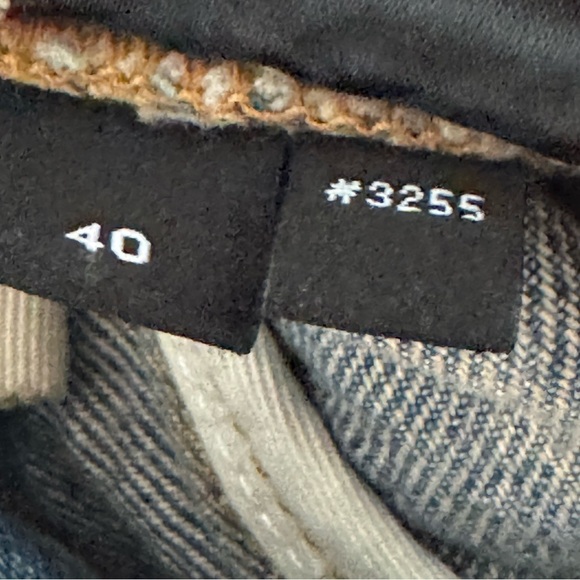 AMIRI - Straight-Leg Paisley-Print Distressed Denim Shorts - Blue Size 40 NWOT - Picture 13 of 16